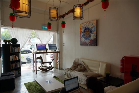 Make yourself at home in the cosy lounge.