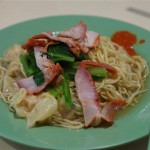 Singapore-style wanton mee.