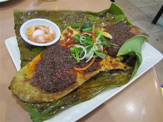 BBQ stingray with lots of chilli - our favourite!