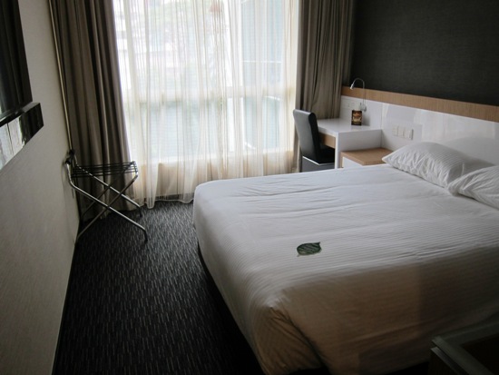 A standard room in the Seacare hotel.
