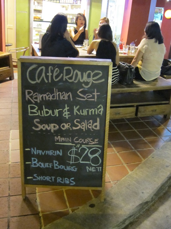 A French restaurant at Baghdad street offers a special Ramadan set menu. A French restaurant at Baghdad street offers a special Ramadan set menu.