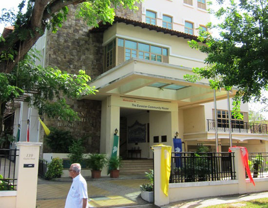 The Eurasian Association is housed in the Eurasian Community House, in a tranquil area in East Singapore.