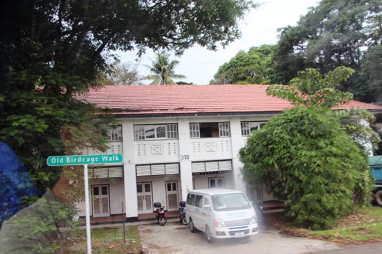 You'll find a Birdcage Walk in Westminister in London, and you'll find one in Seletar too - albeit an 'Old' one.