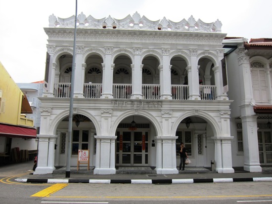 This charming building and its adjacent one make up The Sultan, preserving the original looks of Arab street.
