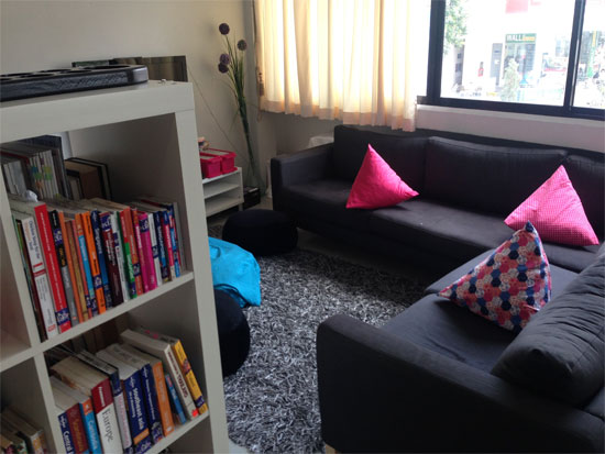 Comfy common area.