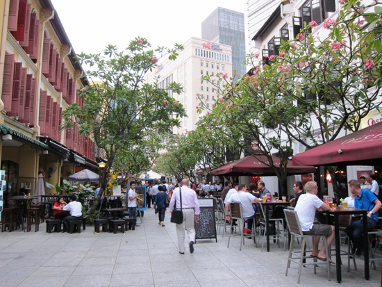 Plenty of food and drink options nearby.