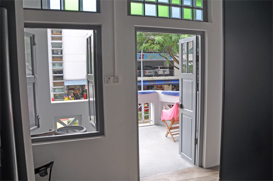 A dorm with a view.