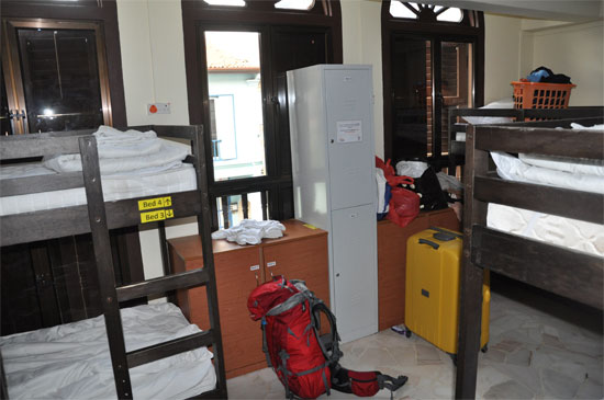 Pack-sized lockers.