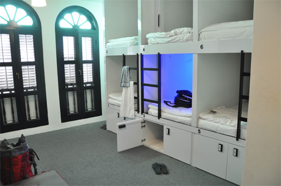 The 6 capsule dorm.