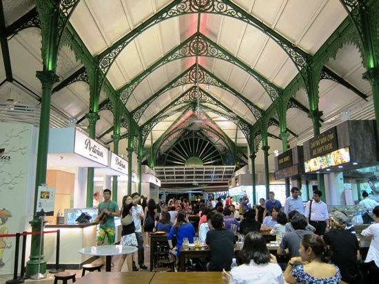 The new Lau Pa Sat offers different dining concepts under one roof, including mini-restaurants, a cafe and a pastry shop.