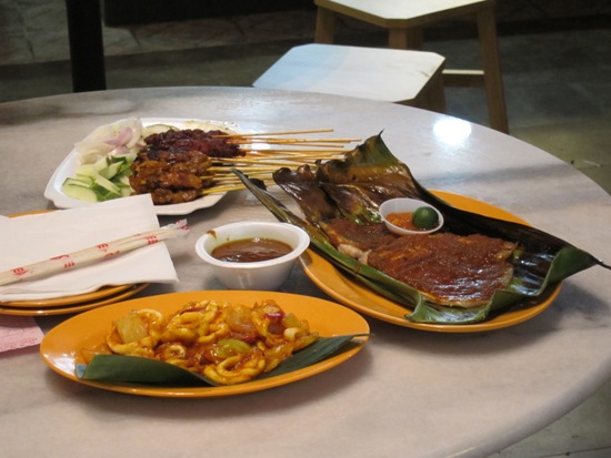 Don't forget the good old Singaporean favourites such as satay and BBQ stingray!