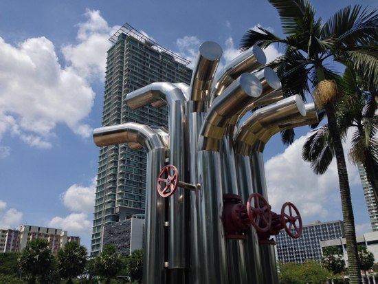 Not much left of the Kallang Gas Works.