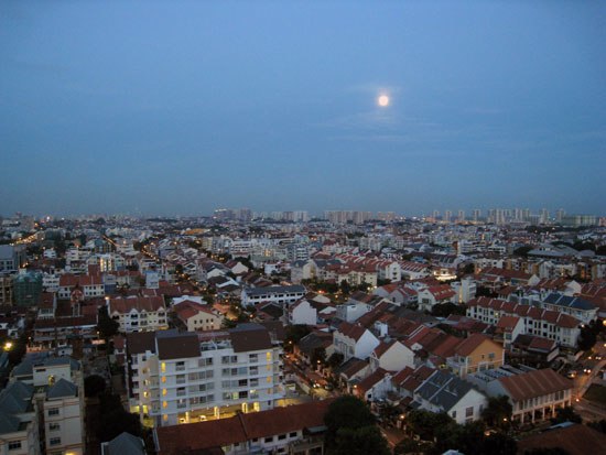 The Geylang skyline.