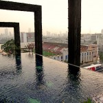 Bring binoculars and you could have poolside seats for a football match.