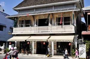 One of Tha Pae Road's numerous outstanding buildings