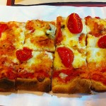 Two slices of Margherita.