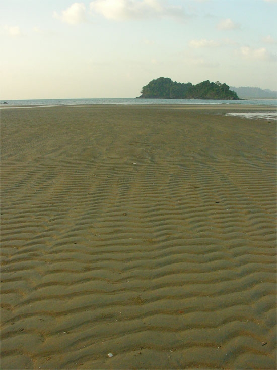 The beach goes on and on and on. The beach goes on and on and on.