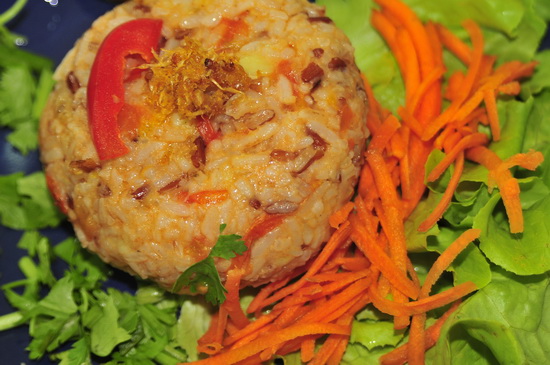 Kind of a fried rice and potato-ish thingy - excellent whatever it was!