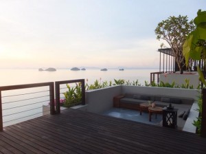 The view from the exclusive Conrad Samui, if you can afford it.