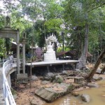 A tranquil temple just outside the main city.