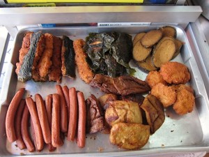 Entirely vegan "meat".