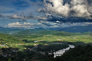 The Kok River at Tha Ton