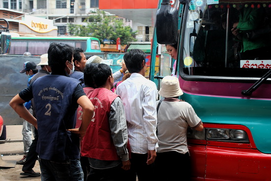18 hour bus ride then you get to deal with the tuk-tuk drivers!