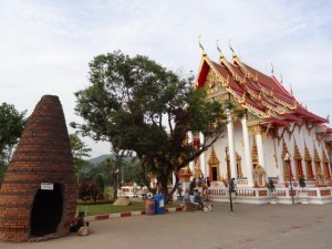 Firecracker alley at Wat Chalong.