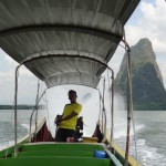Tuk-tuk of the sea: the long-tail boat.