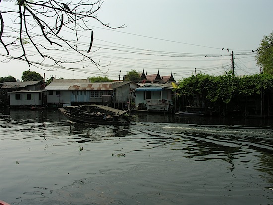 The Phra Khanong canal still feels spooky today.