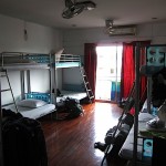 A peek inside the mixed dorm.