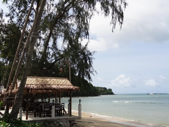 Hut with a view: Secret Cove restaurant.