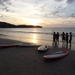 standup paddle SUP phuket sunset beach