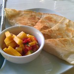 mango quesadillas from Better Than Sex restaurant