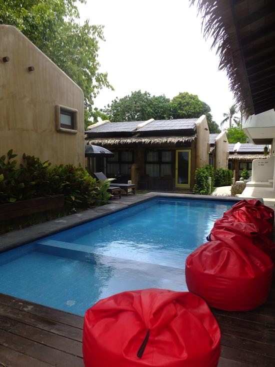 Bean bags. No hammocks.