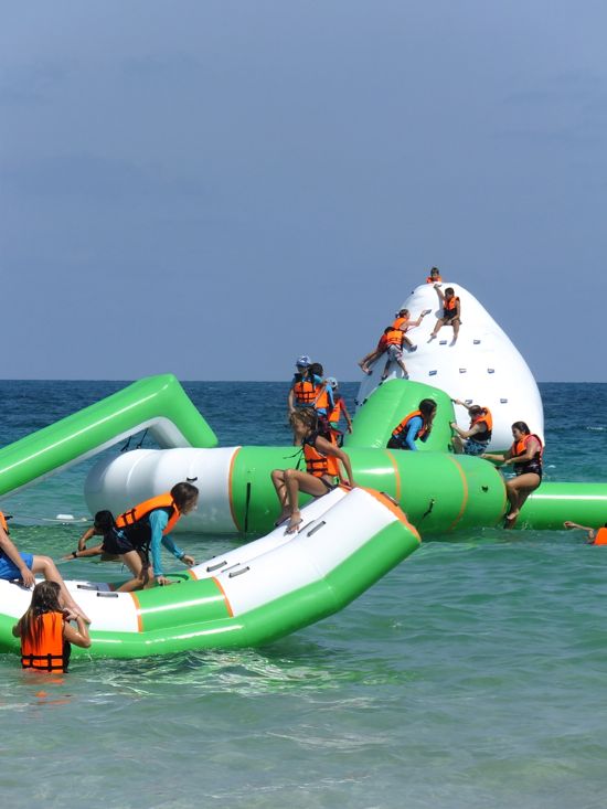 Remember the waterproof sunscreen!