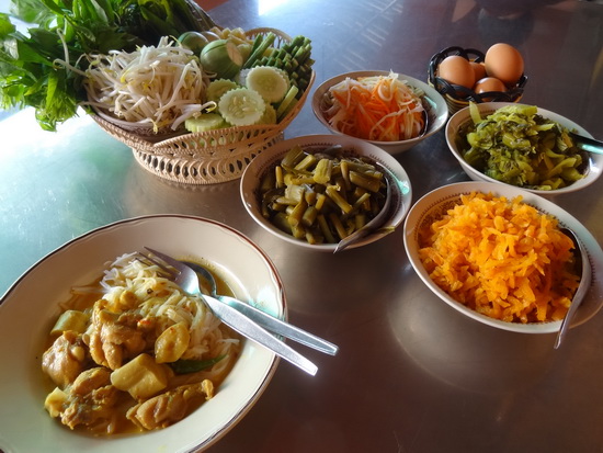 Get your fill of veg and spice with Phuket kanom jeen noodles.