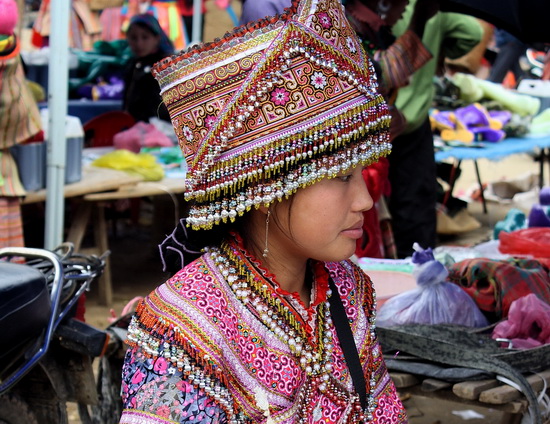 Spectacular Flower Hmong costume but you'd have to go to Vietnam to see that!