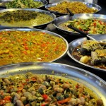 Great selection of curries at 30 baht a dish!