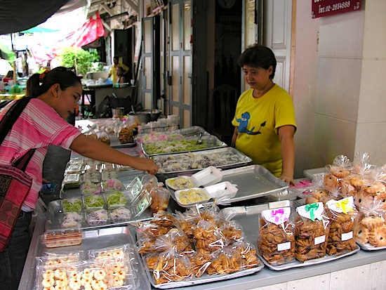Keep an eye out for Mae Song Chit's sweets.