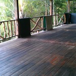 The yoga practice room