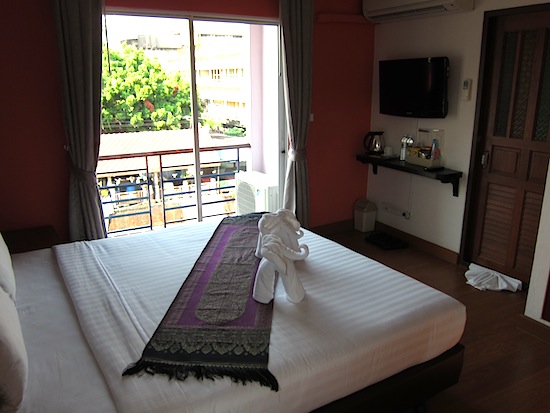 Elephant towels are a nice touch.