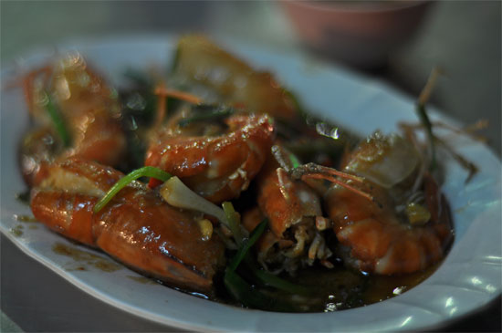 Prawn taster.