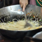 Stirring up a pad thai storm.