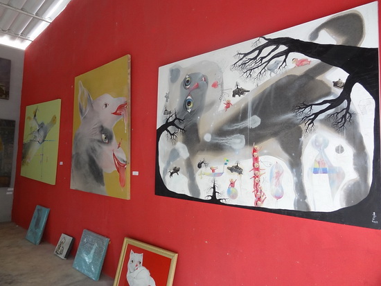 Animals as seen through the eyes of artist Somrak Maneemai.
