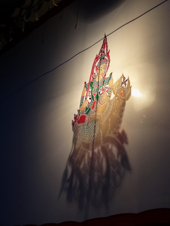 Shadow puppet theatre has been a highlight of the monthly parties.
