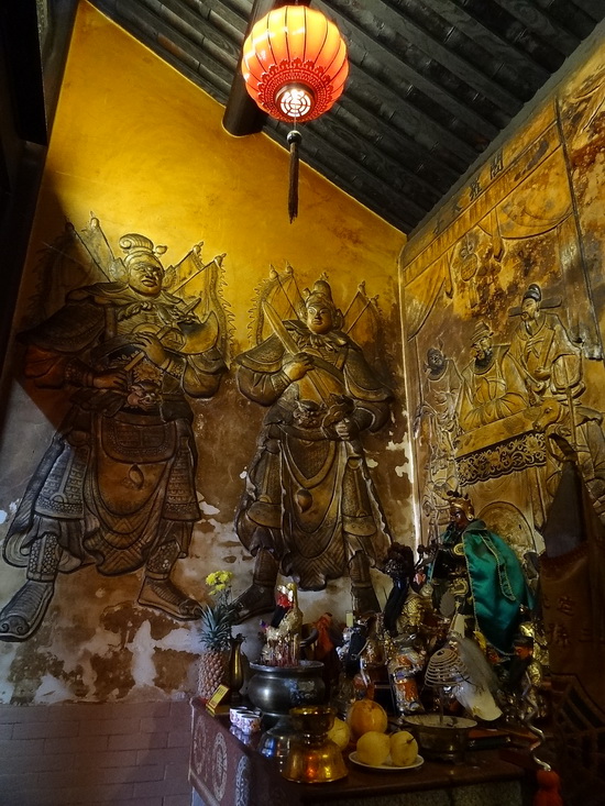 The back wall mural retains a dusky charm.