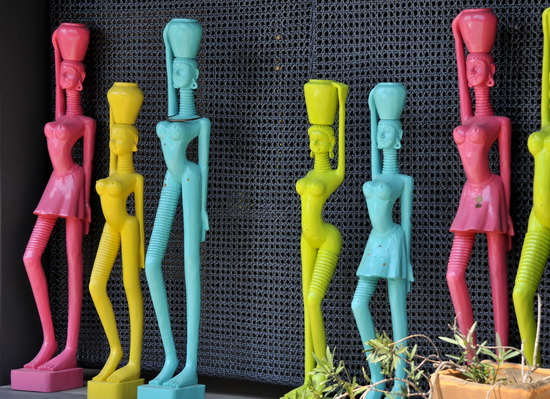 A stallholder attempted to confiscate our camera for photographing these rather dubious 'creations' !?