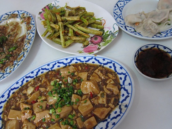 Family style portions.