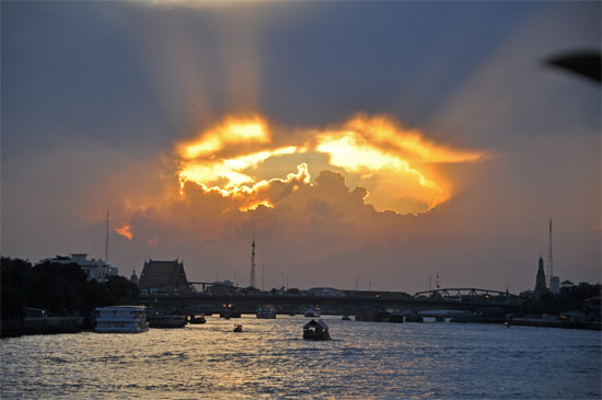 Sunsets are complimentary.